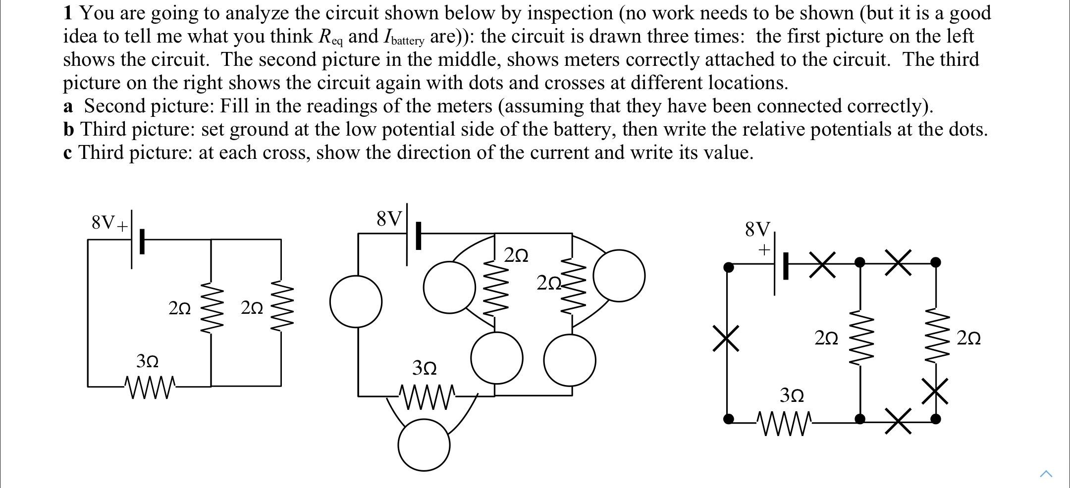 Solved 1 You Are Going To Analyze The Circuit Shown Below By | Chegg.com