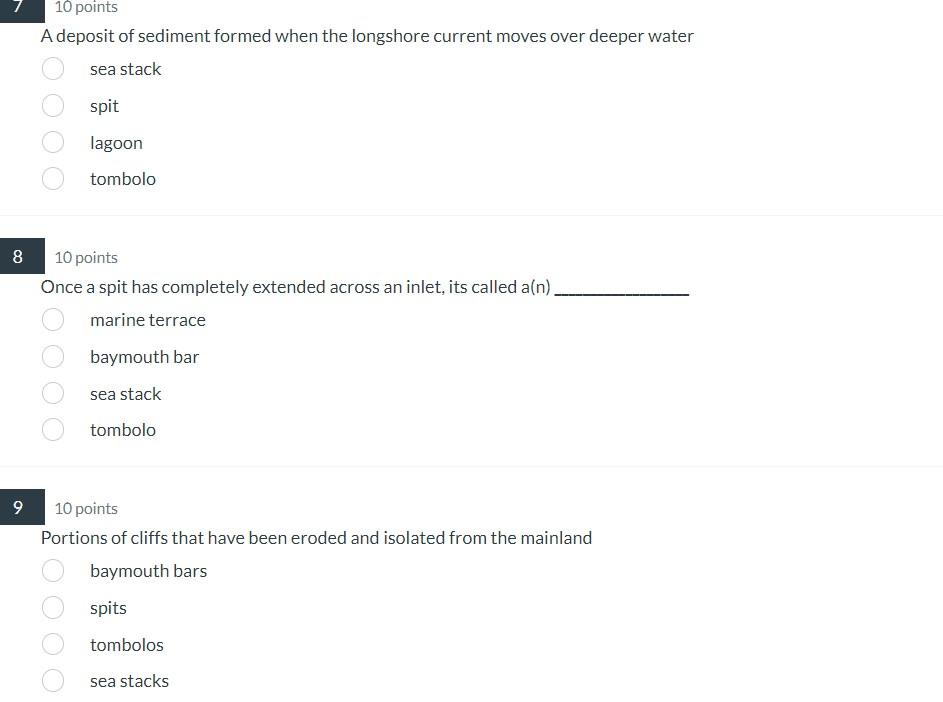 Solved Waves are by far the most important erosional force Chegg