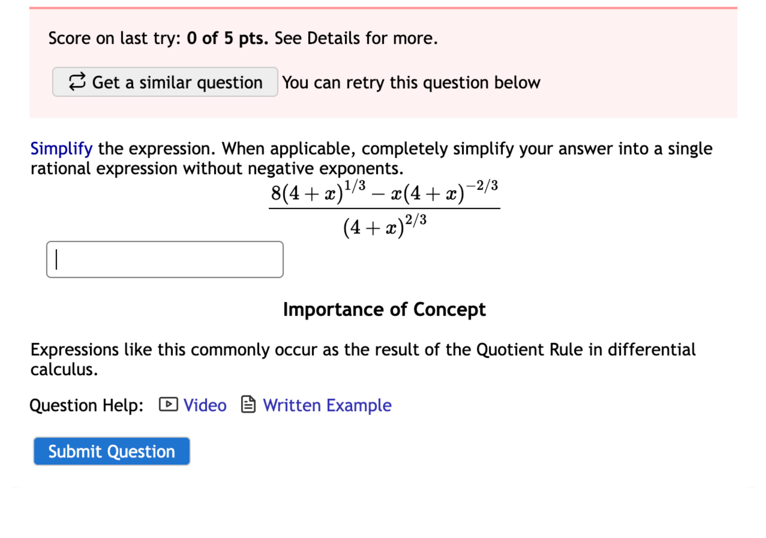 Solved Score on ﻿last try 0 of 5 pts. ﻿See Details for