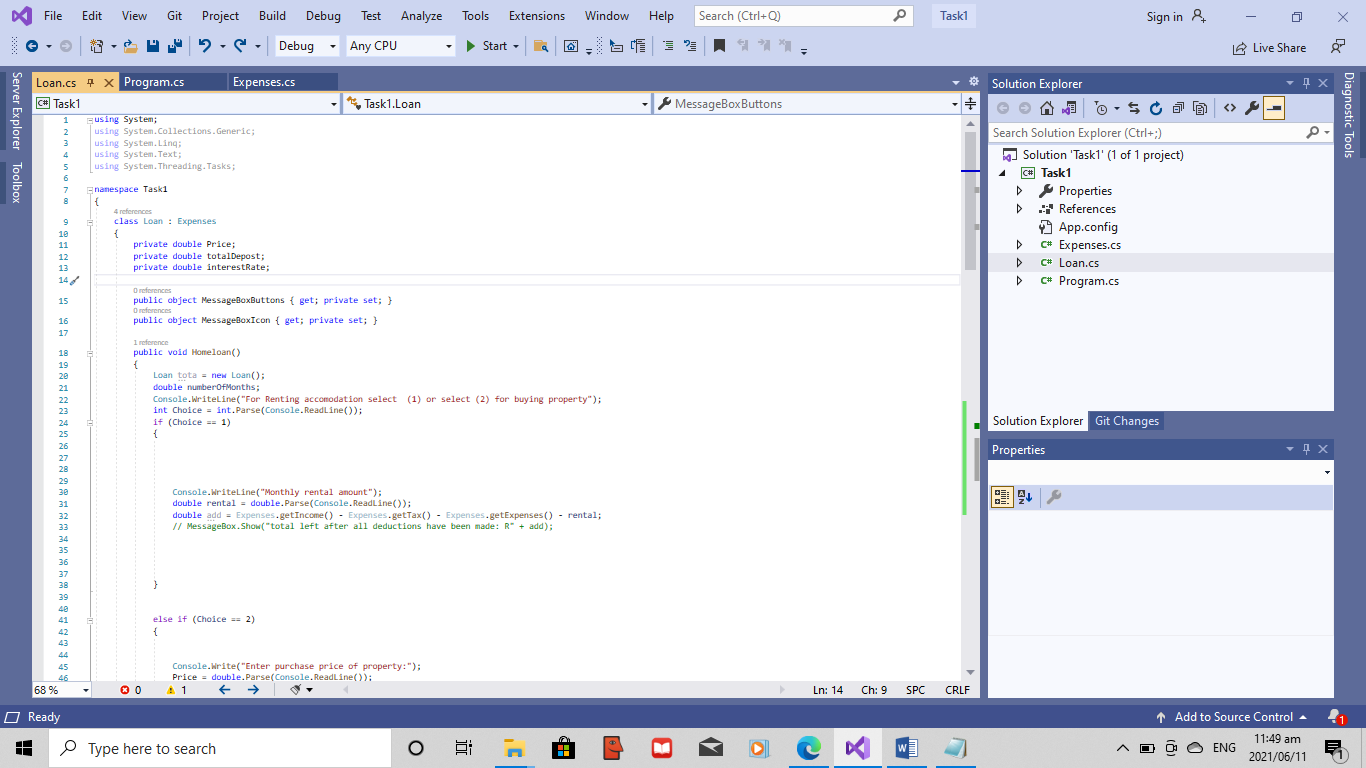 Solved Edit the following code and add the following | Chegg.com
