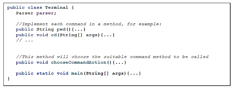 Assignment 1 - Command Line Interpreter In this | Chegg.com
