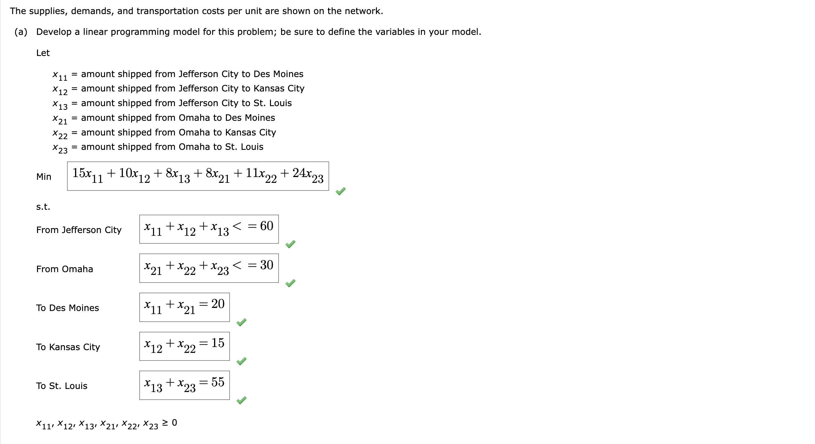 Solved Consider the following network representation of a | Chegg.com