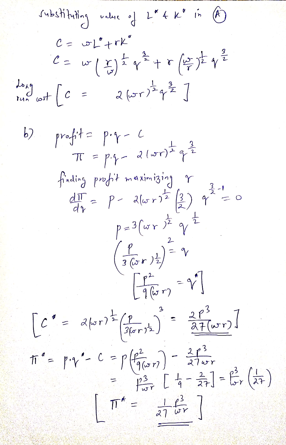 Solved 3 Consider A Firm With The Production Function F Chegg Com