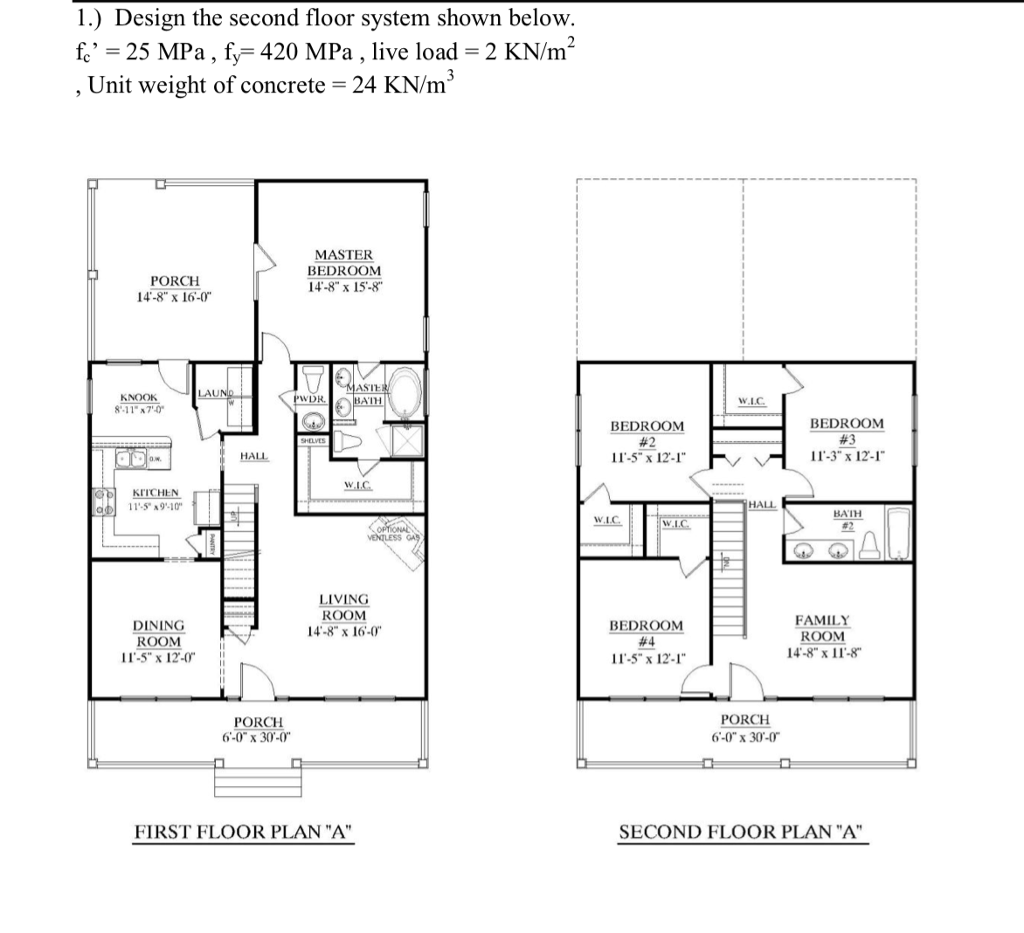 1-design-the-second-floor-system-shown-below-25-chegg