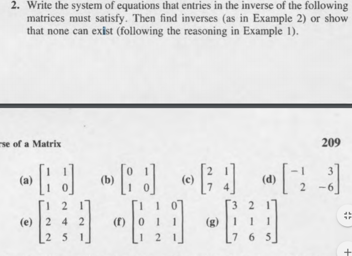 Solved 2. Write the system of equations that entries in the | Chegg.com