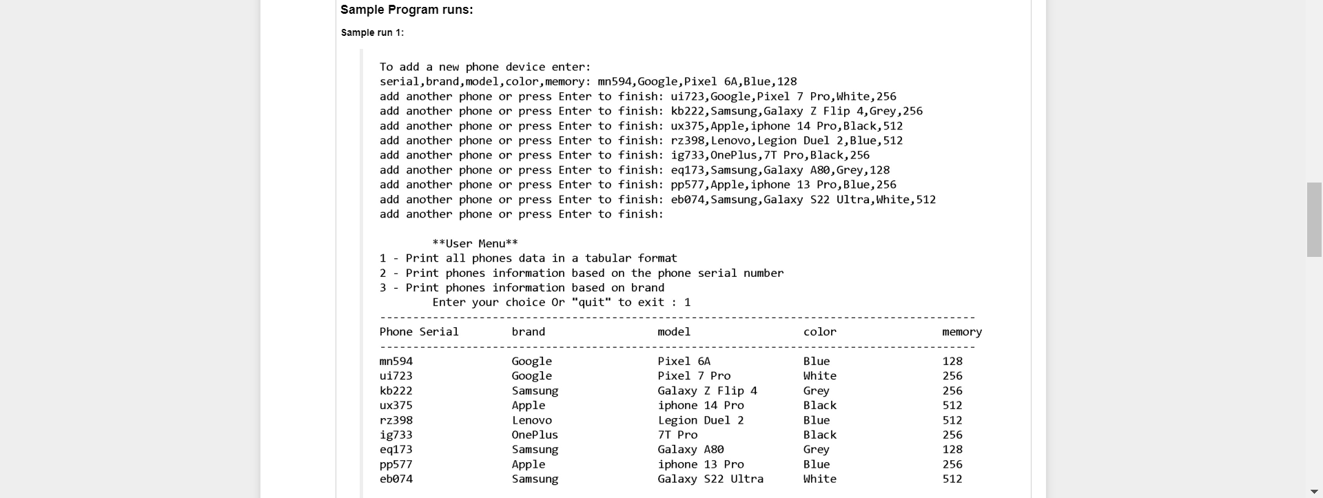 Solved Question (90 points) Write a Python program that | Chegg.com