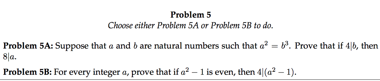 Solved Problem 5 Choose either Problem 5A or Problem 5B to | Chegg.com