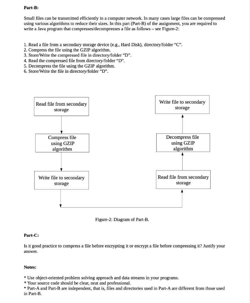 Solved File encryption is crucial requirement of computer | Chegg.com
