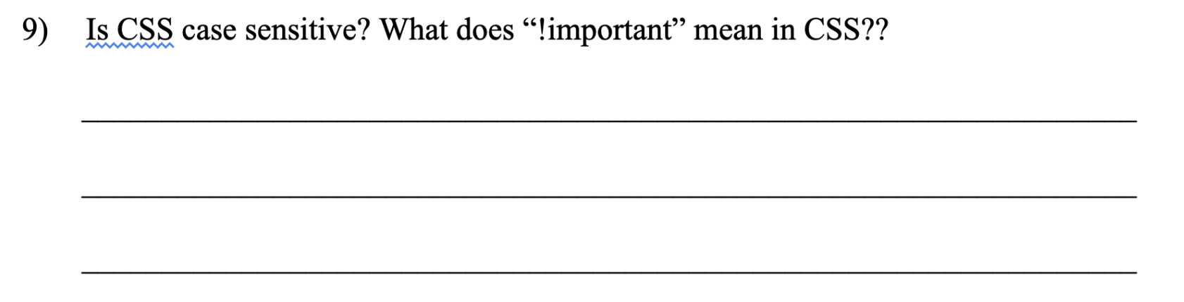 solved-9-is-css-case-sensitive-what-does-important-mean-chegg