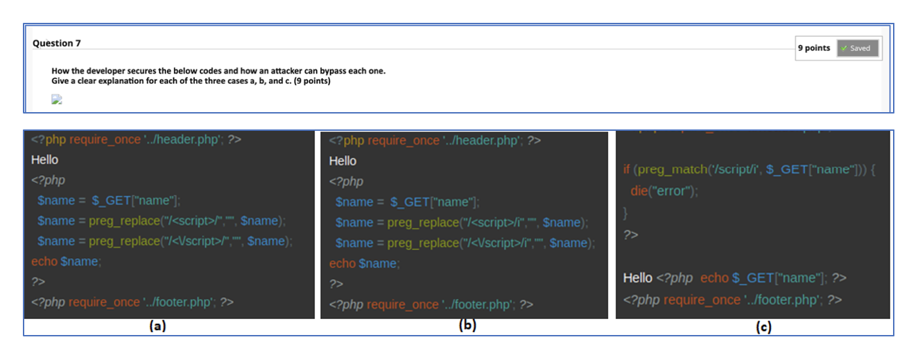 Solved Question 7 9 points Saved How the developer secures | Chegg.com