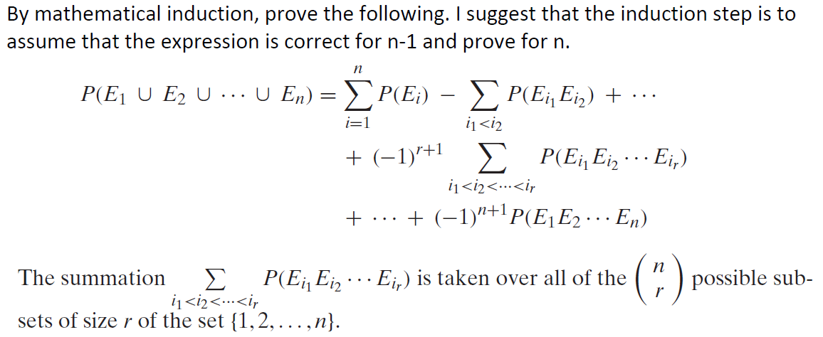 Solved By mathematical induction, prove the following. I | Chegg.com