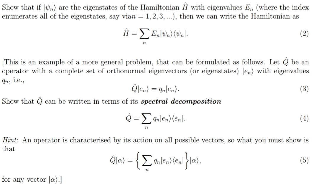 Solved A 2 5 Points Use The Spectral Decomposition Of Chegg Com