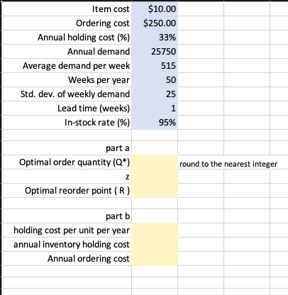 Solved Please use the Excel template to answer this | Chegg.com