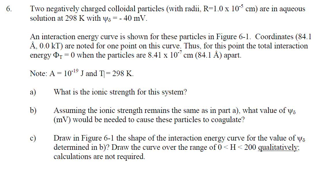 Two negatively charged colloidal particles (with | Chegg.com