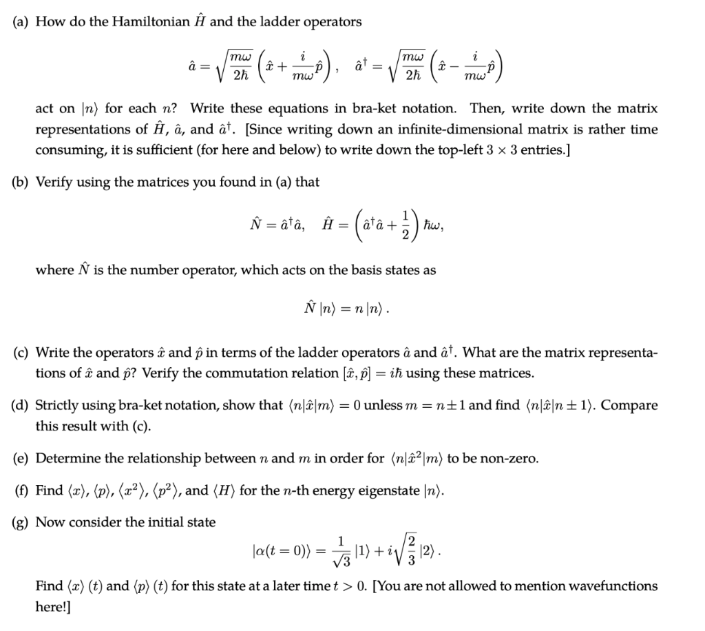 Solved 1 Matrix Representation Of The Sho We Have Previou Chegg Com