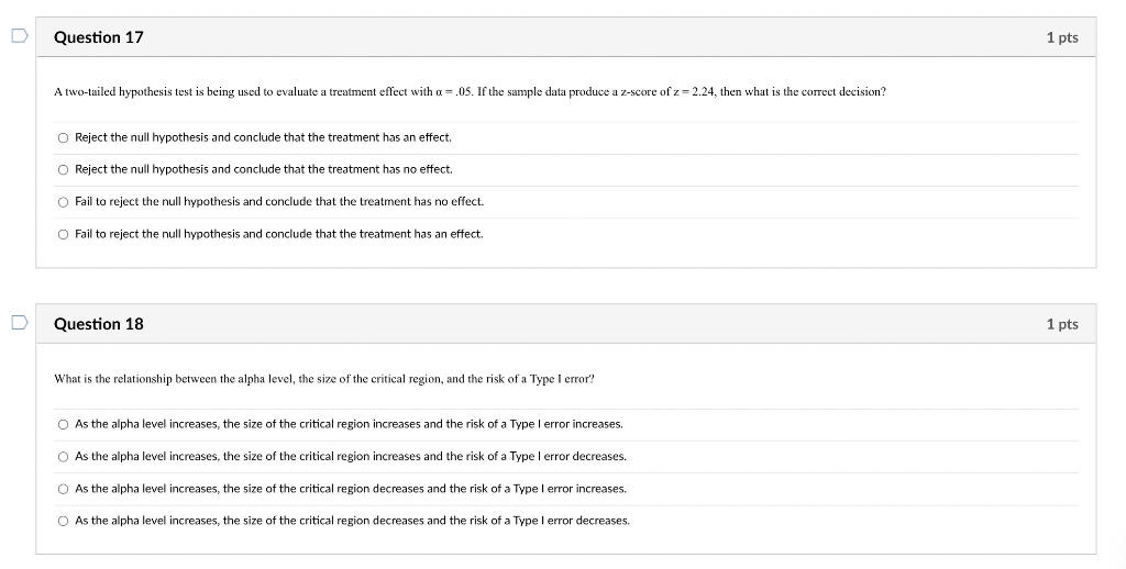 two tailed hypothesis test is used to evaluate