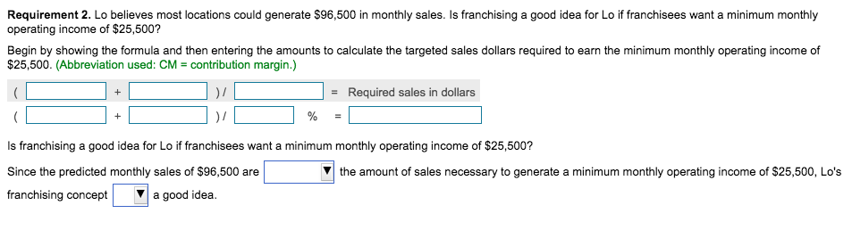 Solved 1. Use the contribution margin ratio approach to find | Chegg.com