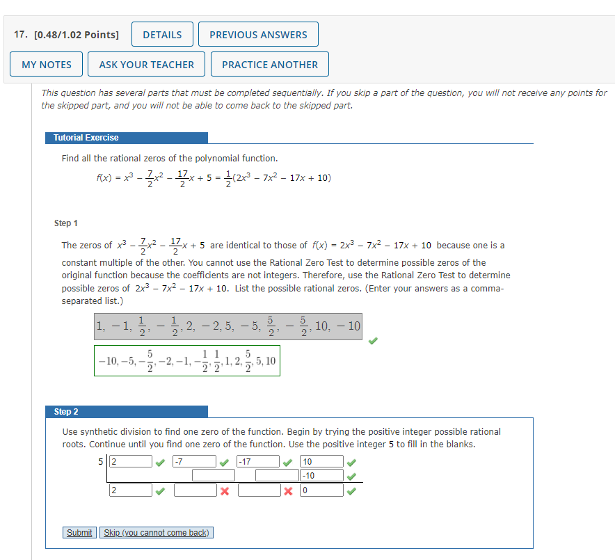 Solved For Question 3 I already tried entering: 4, 2, 1, 0. | Chegg.com