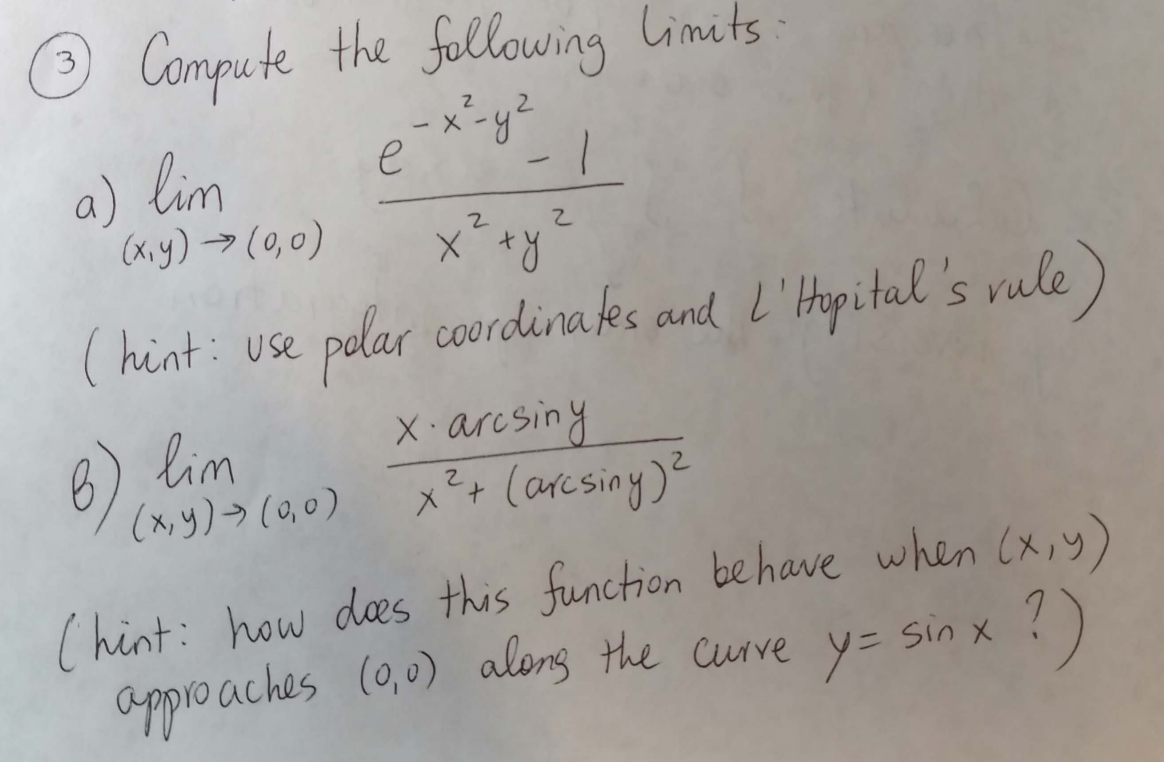 Solved Hi, please help me with this Calculus homework, I | Chegg.com