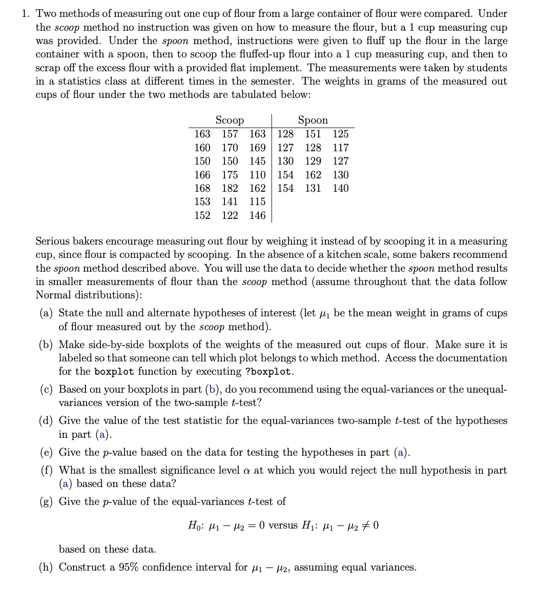 solved-1-two-methods-of-measuring-out-one-cup-of-flour-from-chegg