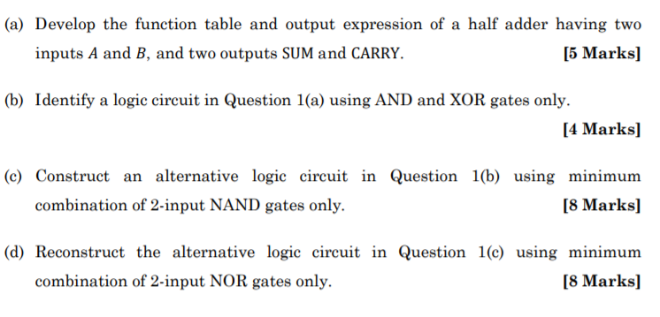 Solved (a) Develop the function table and output expression | Chegg.com