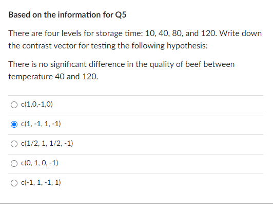 Solved Question 5 4 pts Question: based on the following | Chegg.com