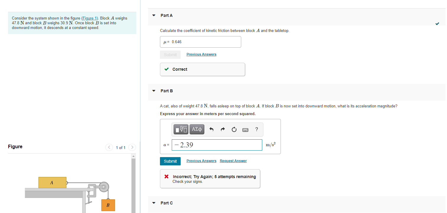 Solved Part A Consider the system shown in the figure | Chegg.com