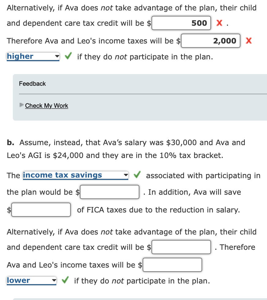 Solved Ava And Her Husband, Leo, File A Joint Return And Are | Chegg.com