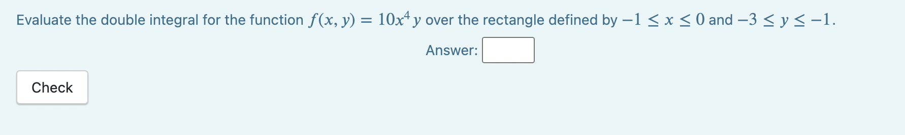 Solved Evaluate The Double Integral For The Function Chegg Com   PhpCVcJTX