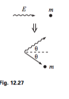 Solved 12.31. Equal angles A photon with energy E collides | Chegg.com