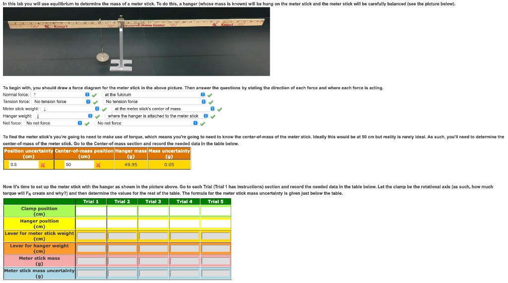 In this lab you will use equilibrium to determine the