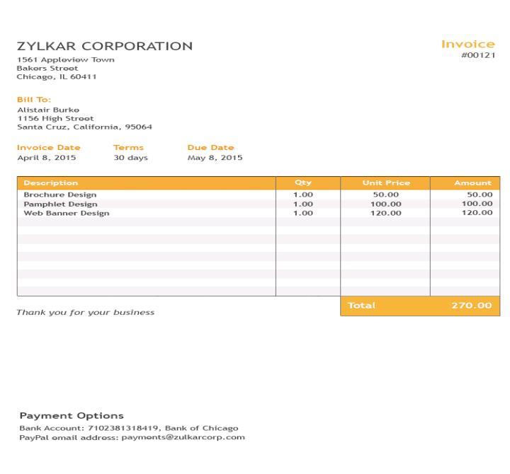 Solved 2.By using Excel, show the steps to creat Invoice | Chegg.com