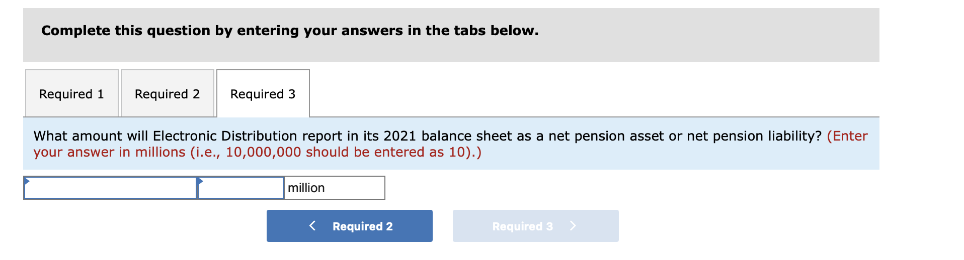 Solved Electronic Distribution has a defined benefit pension