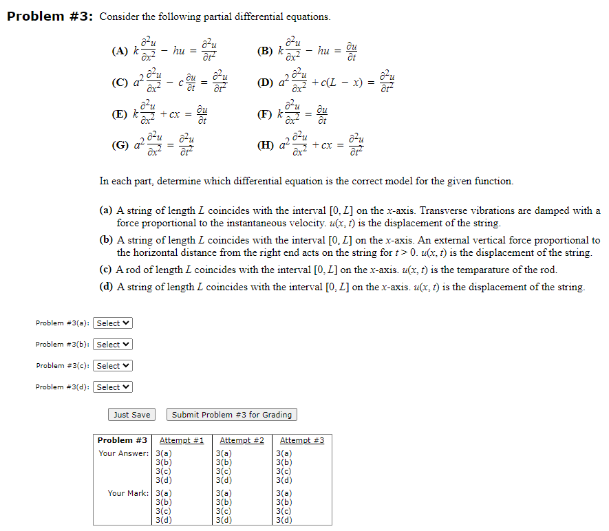 Solved Problem #3: Consider The Following Partial | Chegg.com