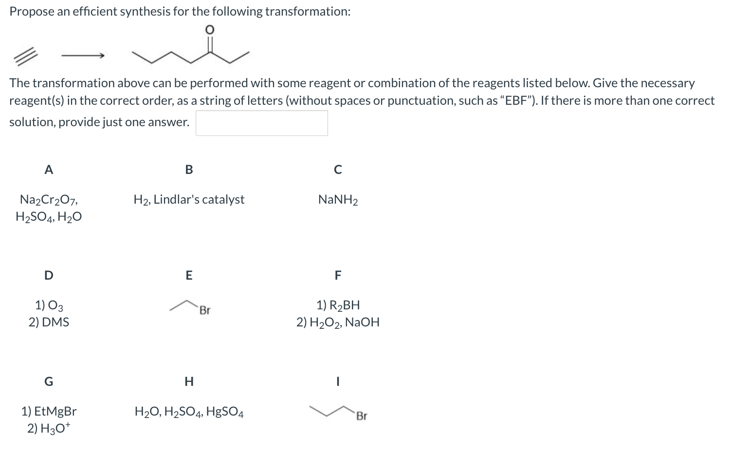 Solved Propose an efficient synthesis for the following | Chegg.com