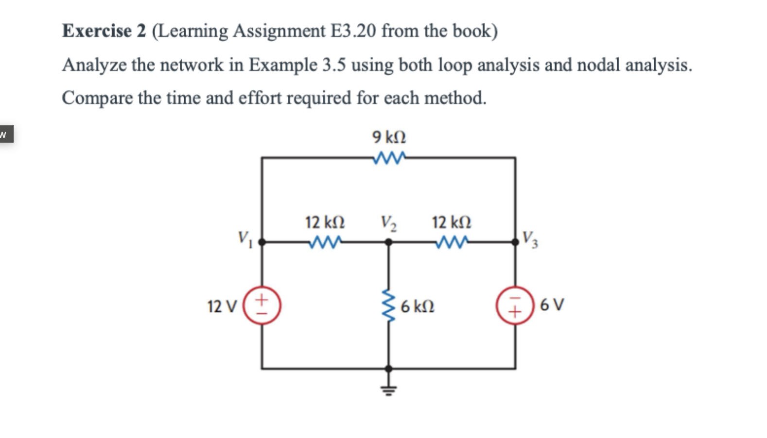 Solved Exercise 2 (Learning Assignment E3.20 ﻿from the | Chegg.com