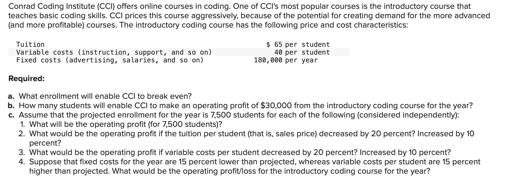 Coding Skills & Characteristics