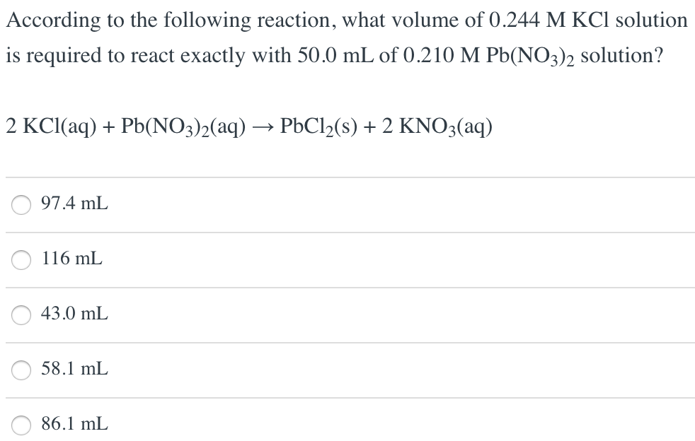 Solved When solving dilution problems, you need to use the
