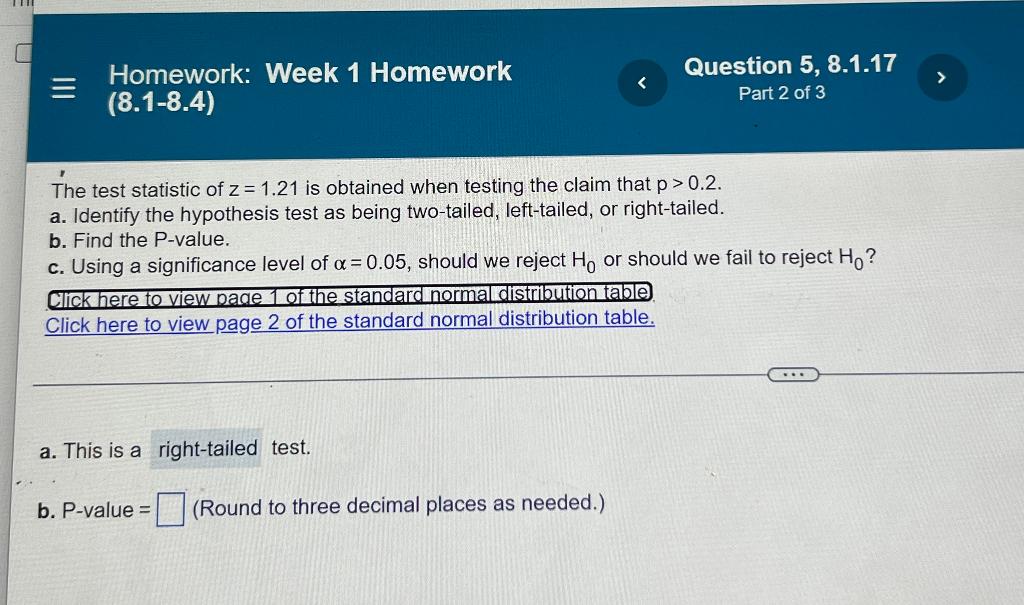 Solved Homework: Week 1 Homework (8.1-8.4) Question 5, | Chegg.com