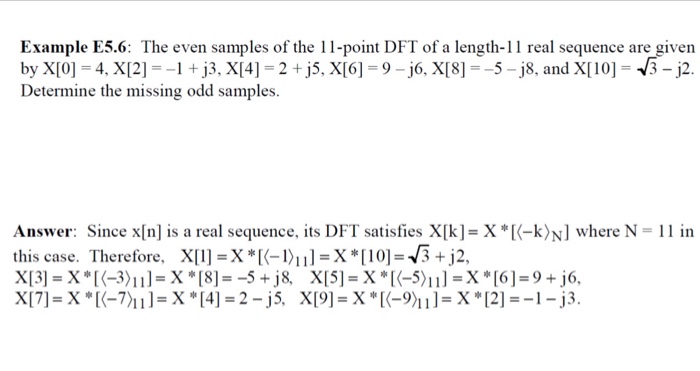 Solved Discrete Fourier Transform, Answer Is Given! Please | Chegg.com