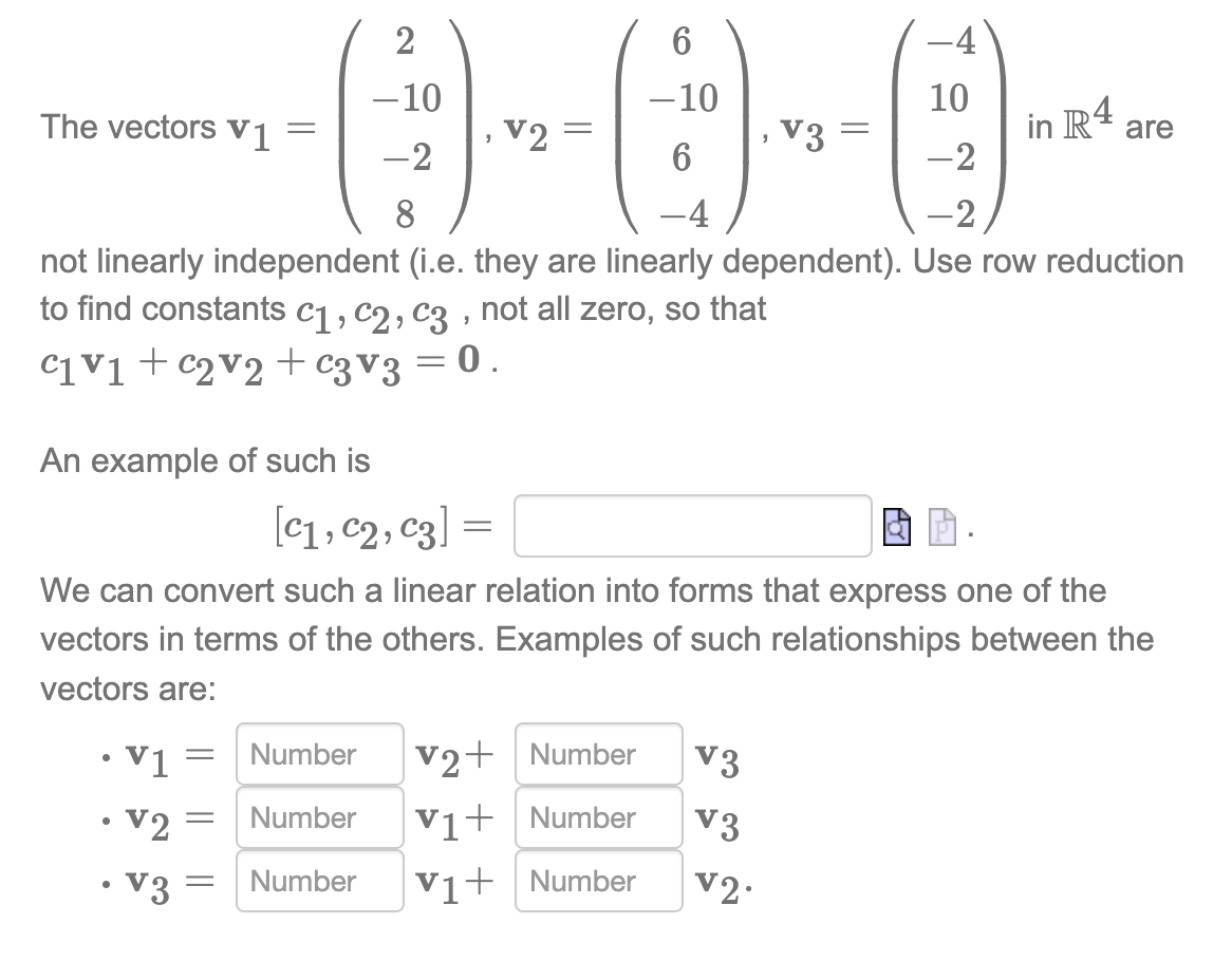 Solved The vectors | Chegg.com