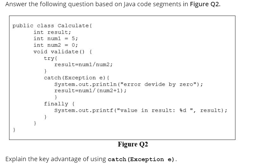 Solved Answer The Following Question Based On Java Code | Chegg.com