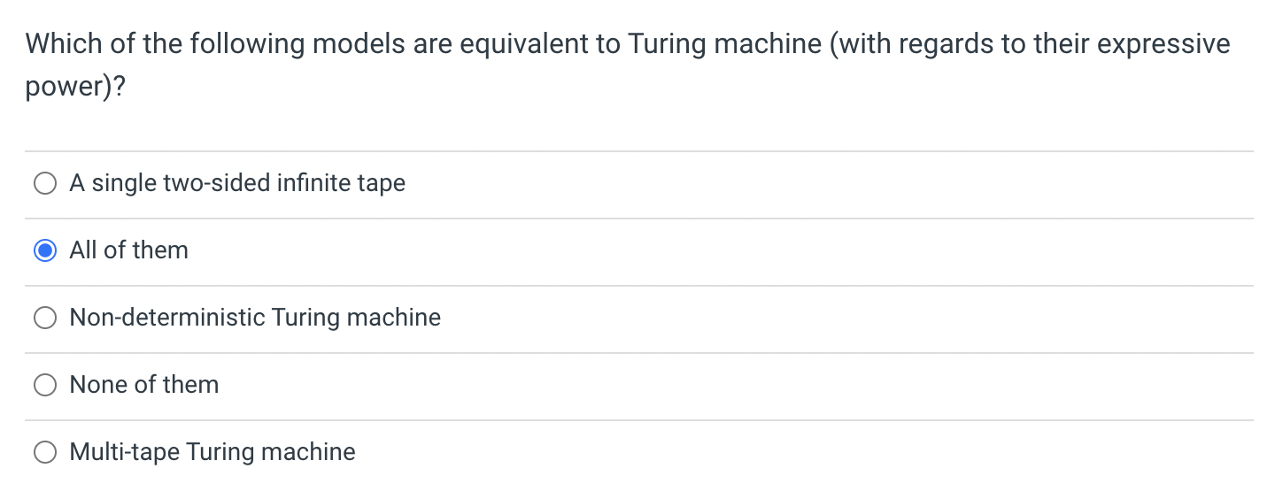 Solved Which of the following models are equivalent to | Chegg.com