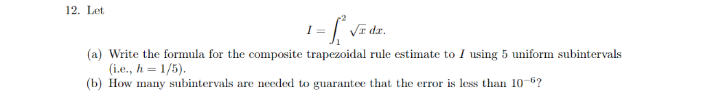 Solved 12. Let 2 (a) Write the formula for the composite | Chegg.com