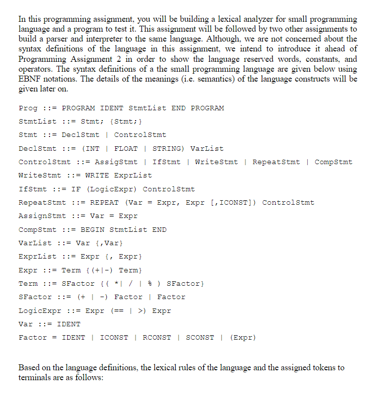 Solved In this programming assignment, you will be building | Chegg.com