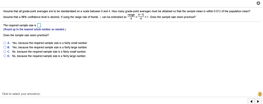 solved-assume-that-all-grade-point-averages-are-to-be-chegg