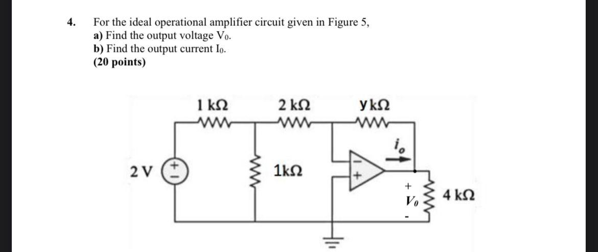 Solved Draw the circuit and indicate the circuit variables | Chegg.com