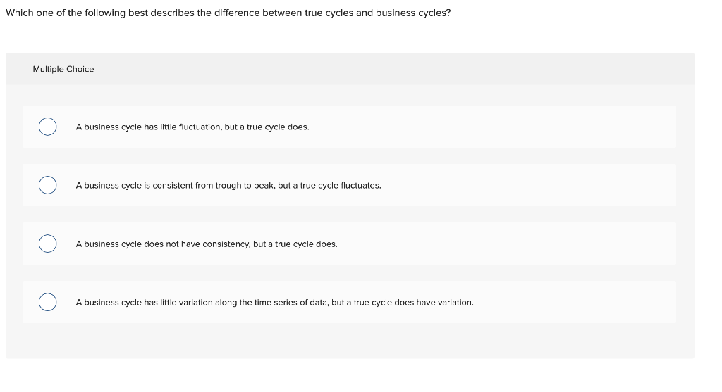 Solved Which one of the following best describes the | Chegg.com