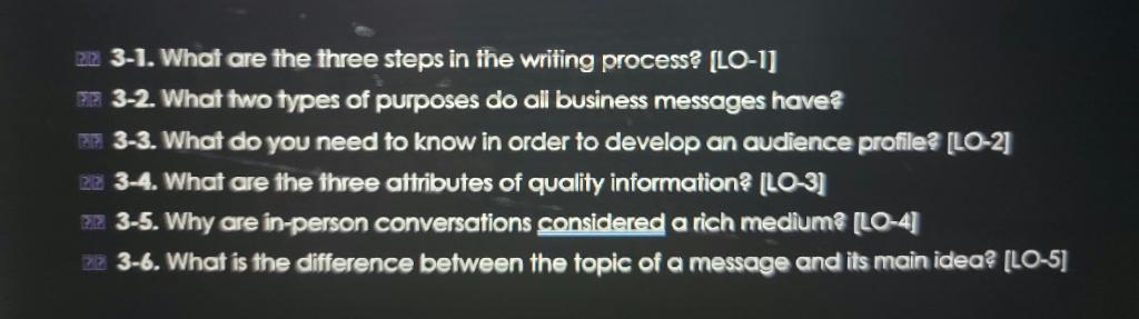 solved-3-1-what-are-the-three-steps-in-the-writing-process-chegg