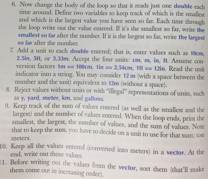Solved Now Change The Body Of The Loop So That It Reads Just Chegg